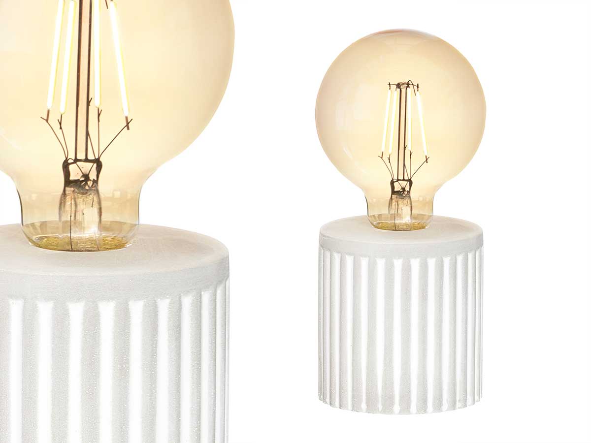 Lampada led base righe