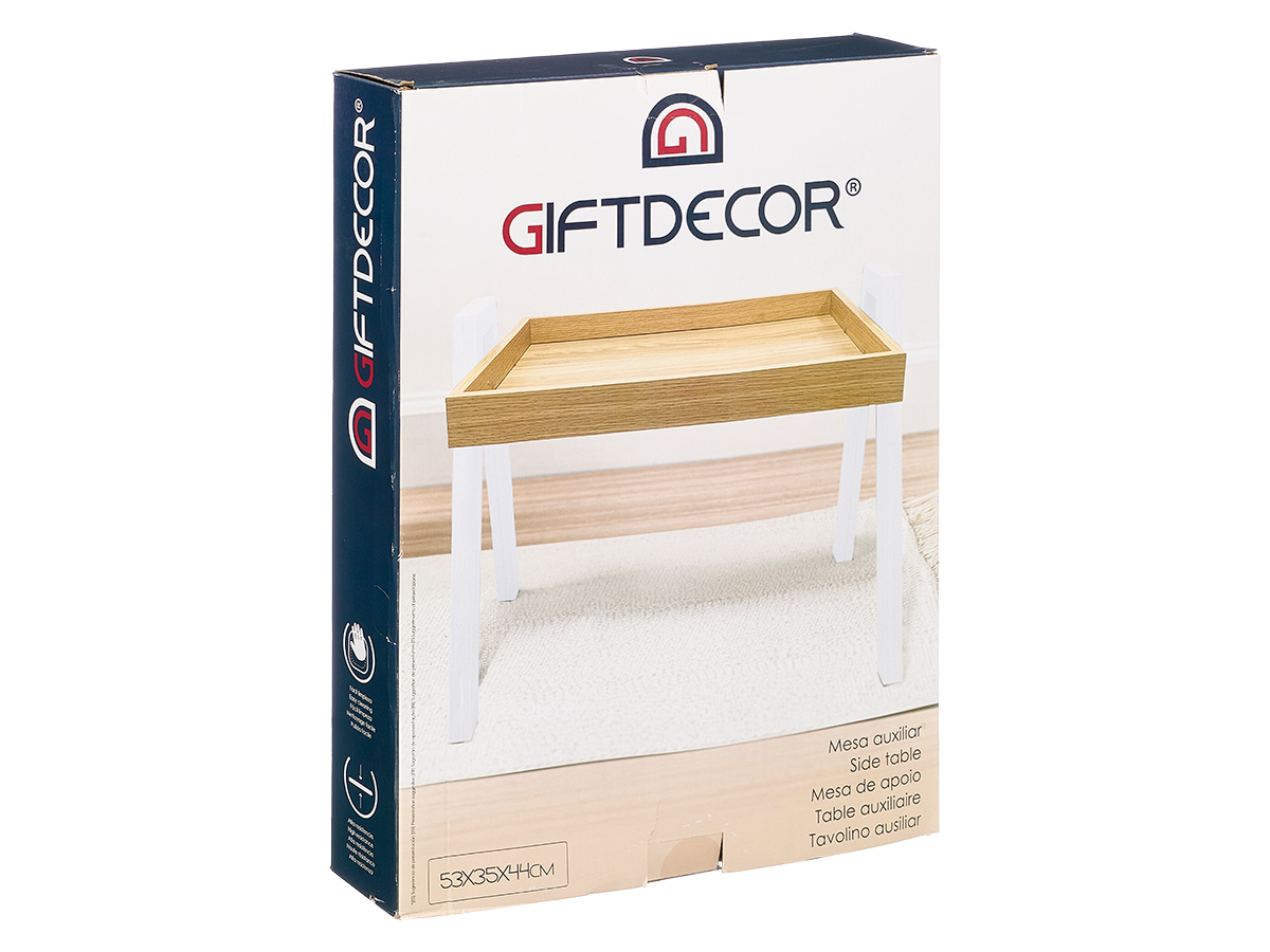 Table auxiliaire pieds blancs – Image 3