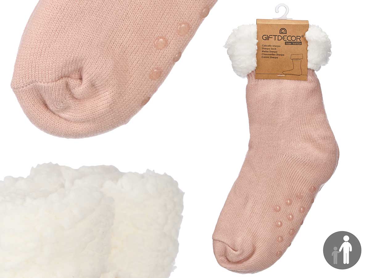 Calza termica adulto rosa chiaro