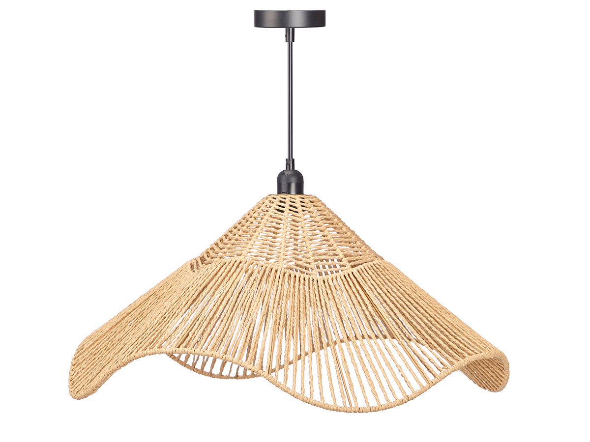 Lampe de plafond 40cm corde – Image 2