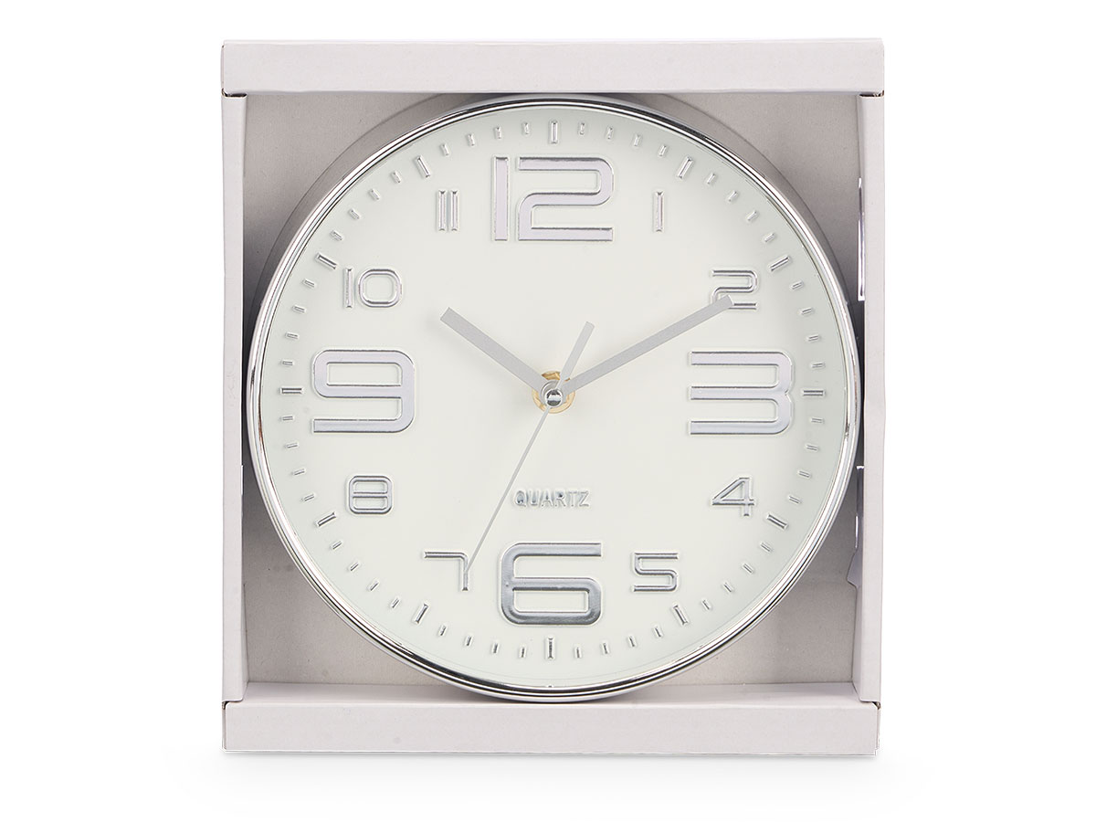 Round clock 20 cm big numbers assorted 2 - Image 3