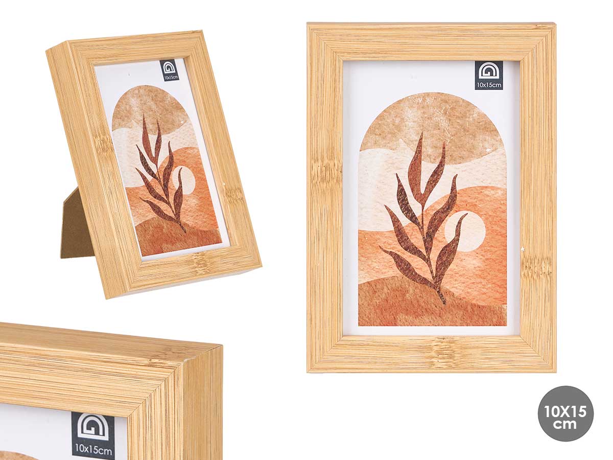 Portafoto efecto bambu 10x15