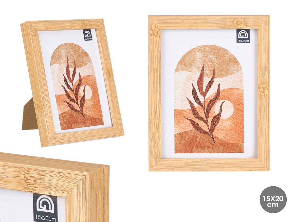 Portafoto efecto bambu 15x20