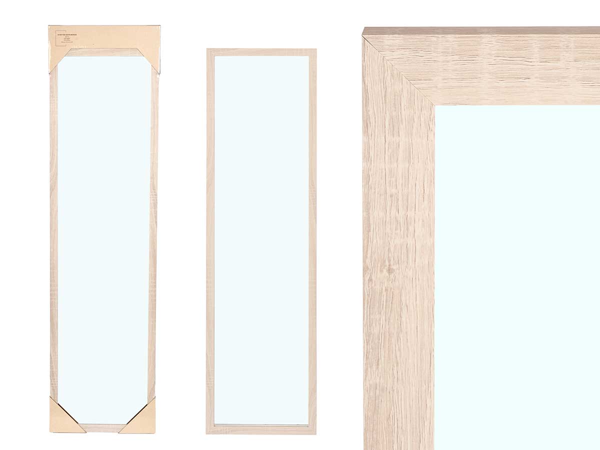 Espelho de porta branco 30x120cm