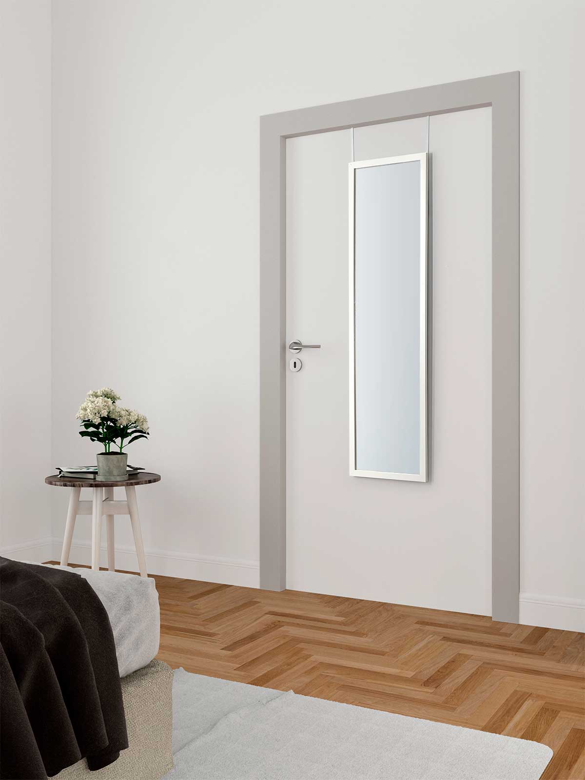 Espelho de porta branco 30x120cm - Image 5