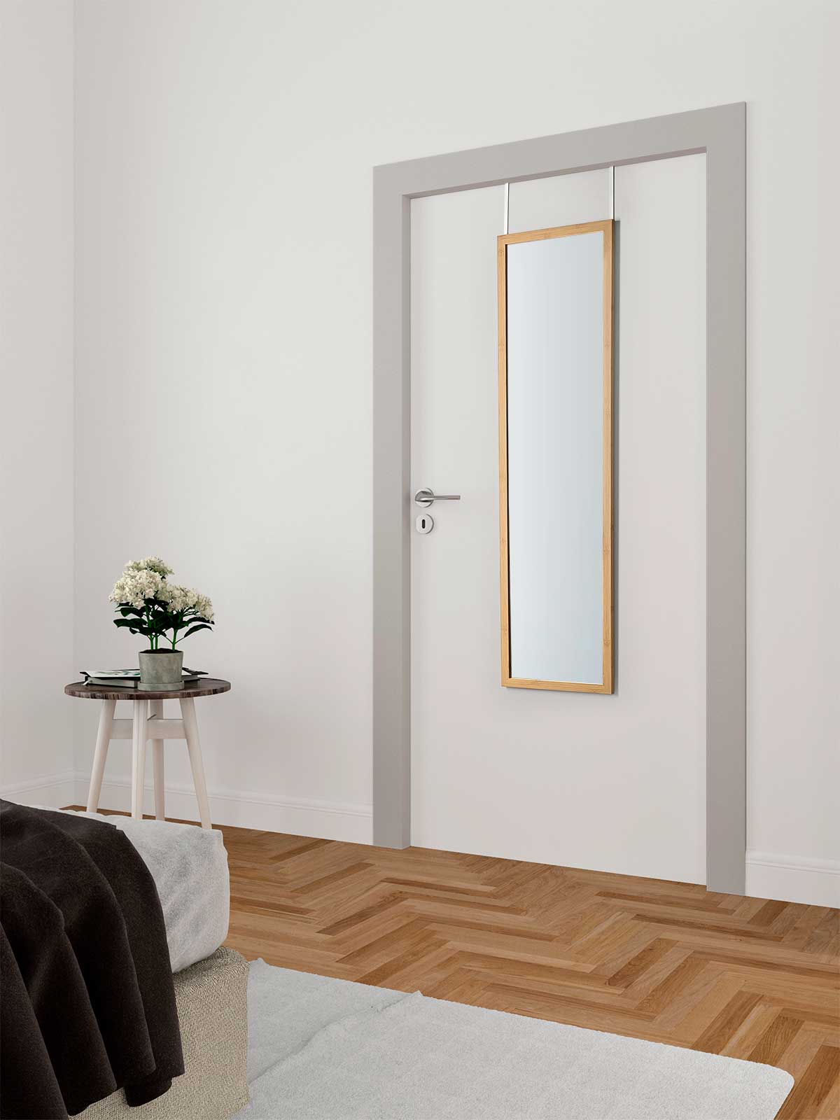 Espelho de porta bambu 30x120cm - Image 5