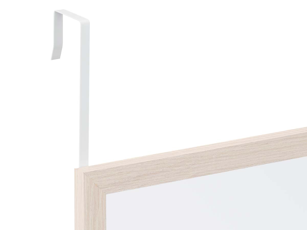 White distressed door mirror 30x120cm - Image 4