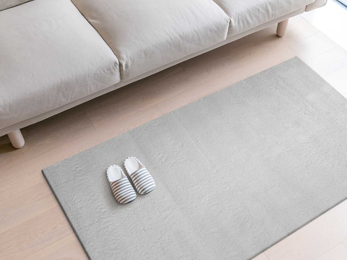 Tapis soft gris clair 80x140cm – Image 5