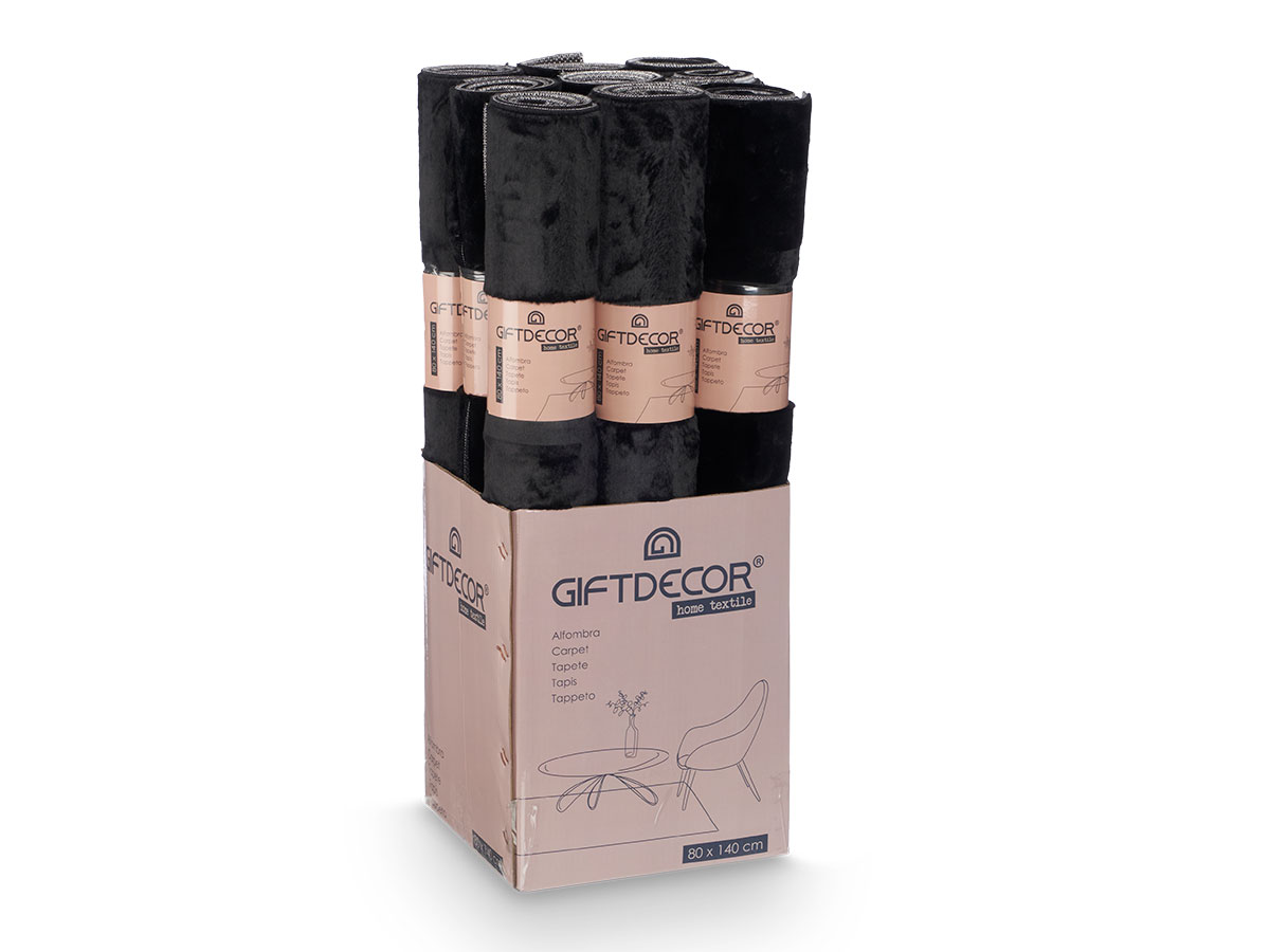 Tapis soft noir 80x140cm – Image 3