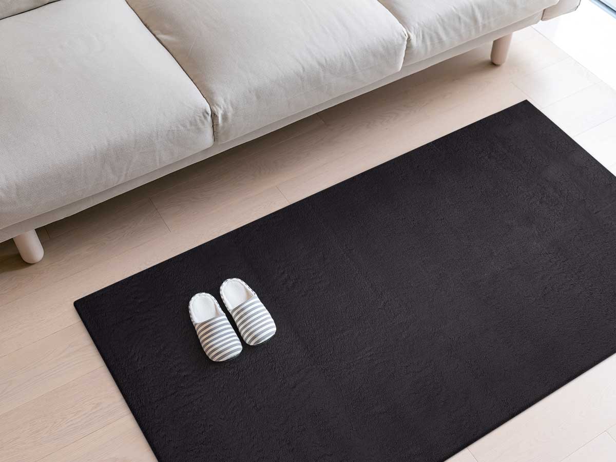 Tapis soft noir 80x140cm – Image 5