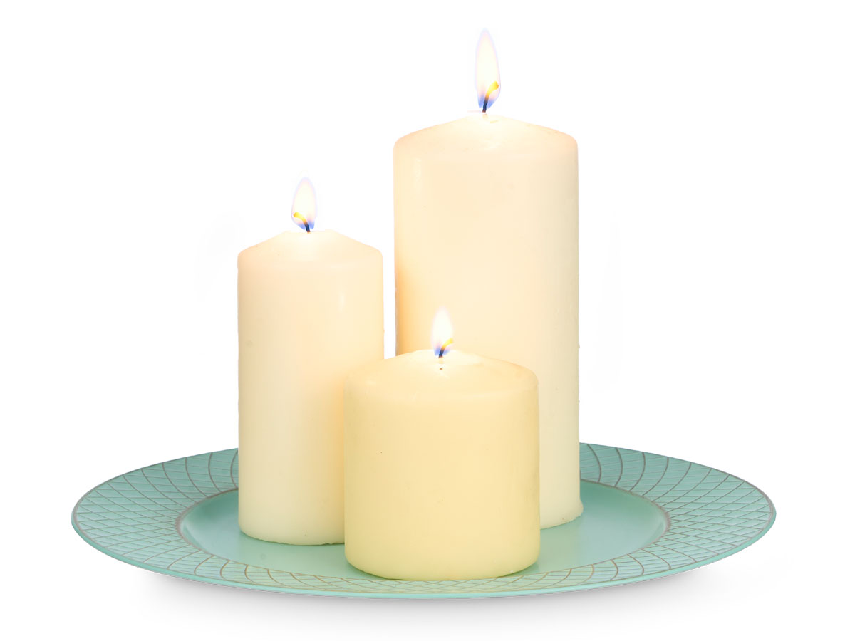 Bougeoir losanges vert vieilli 33cm – Image 3