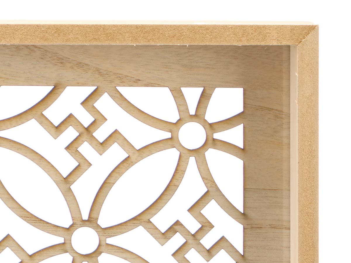 Set 2 bandejas rect flor - Imagen 4