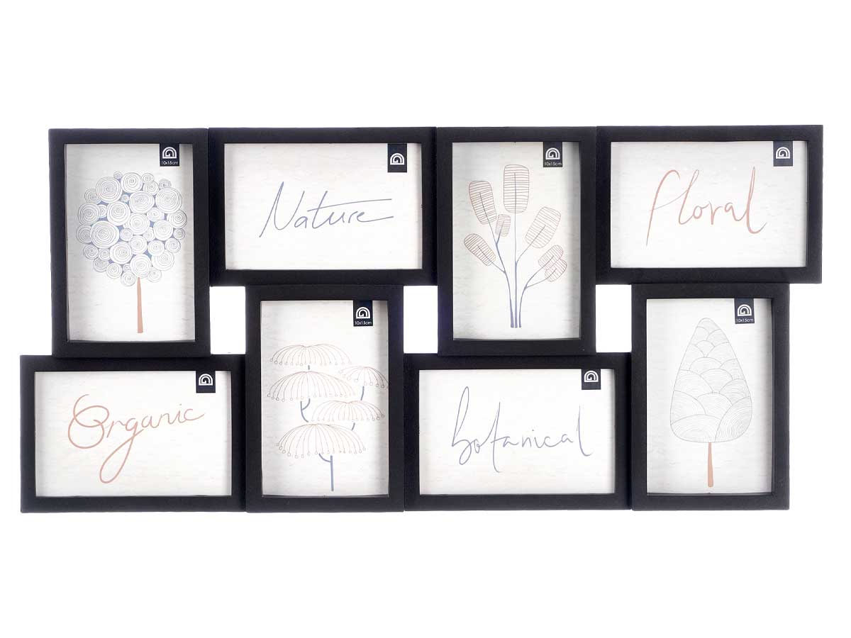 Portafotos 10x15cm 8 fotos negro - Imagen 2