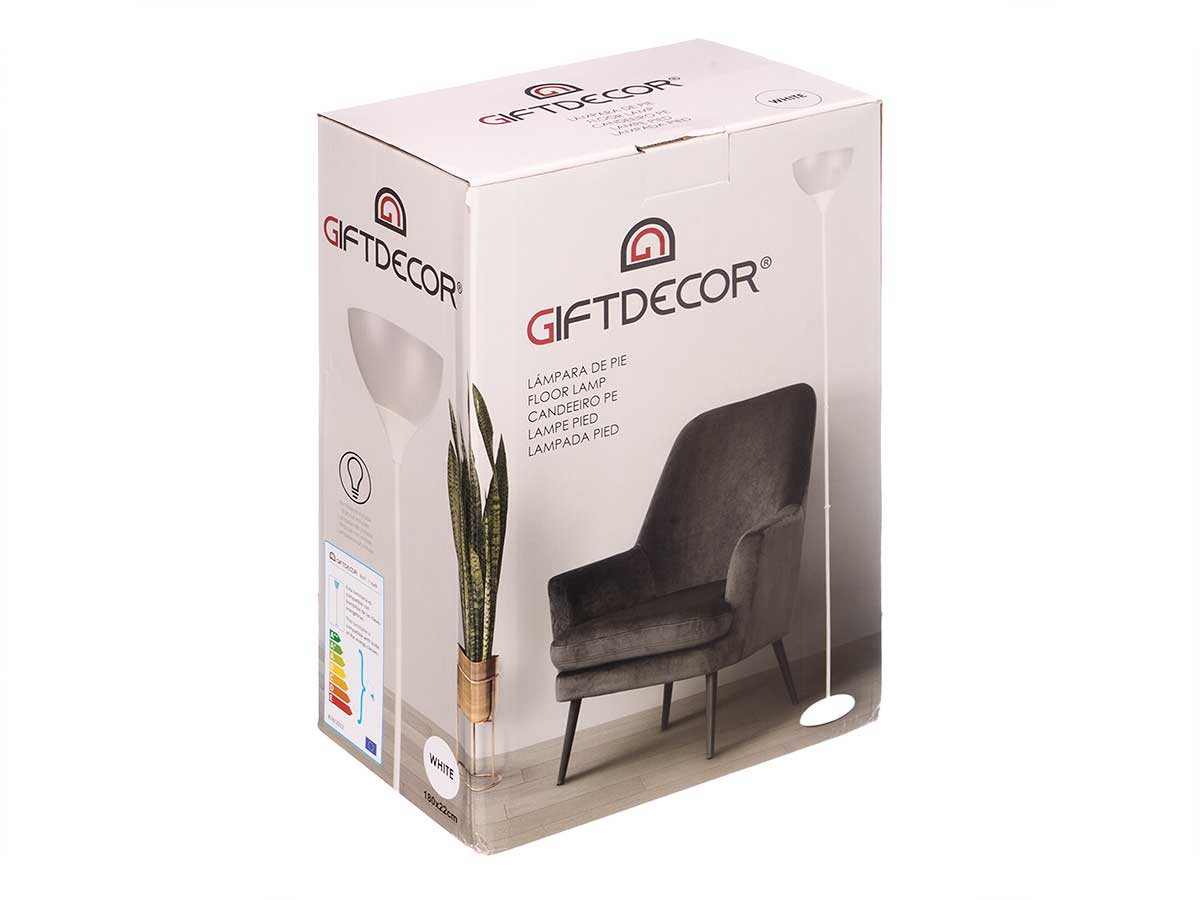 Lampada da terra bianca - immagine 3