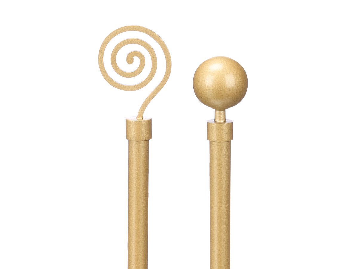 Barra cortina surt 2 120-240cm dourado - Image 4