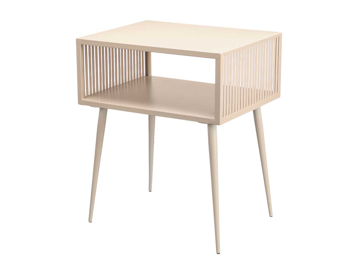 Beige rectangular side table - Image 2