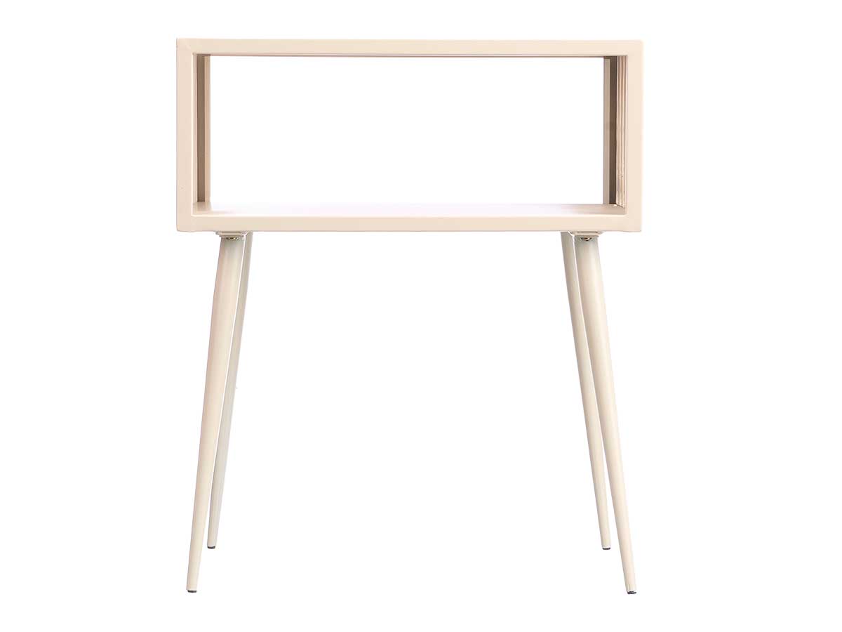 Beige rectangular side table - Image 3