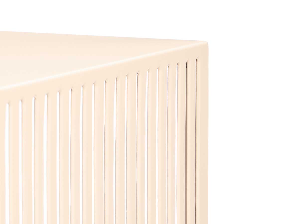 Beige rectangular side table - Image 4