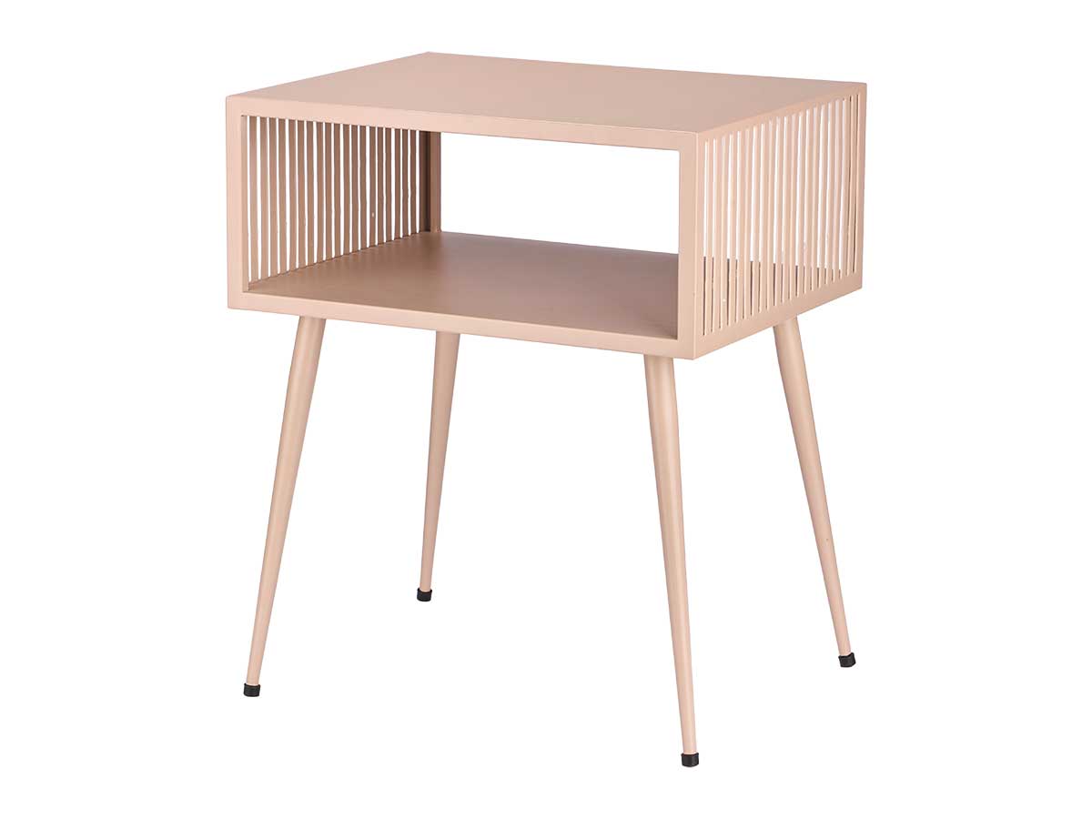 Nude color rectangular side table - Image 2