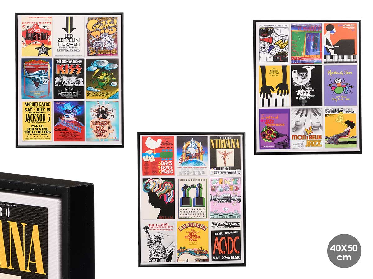 Music painting ast 3 40x50cm