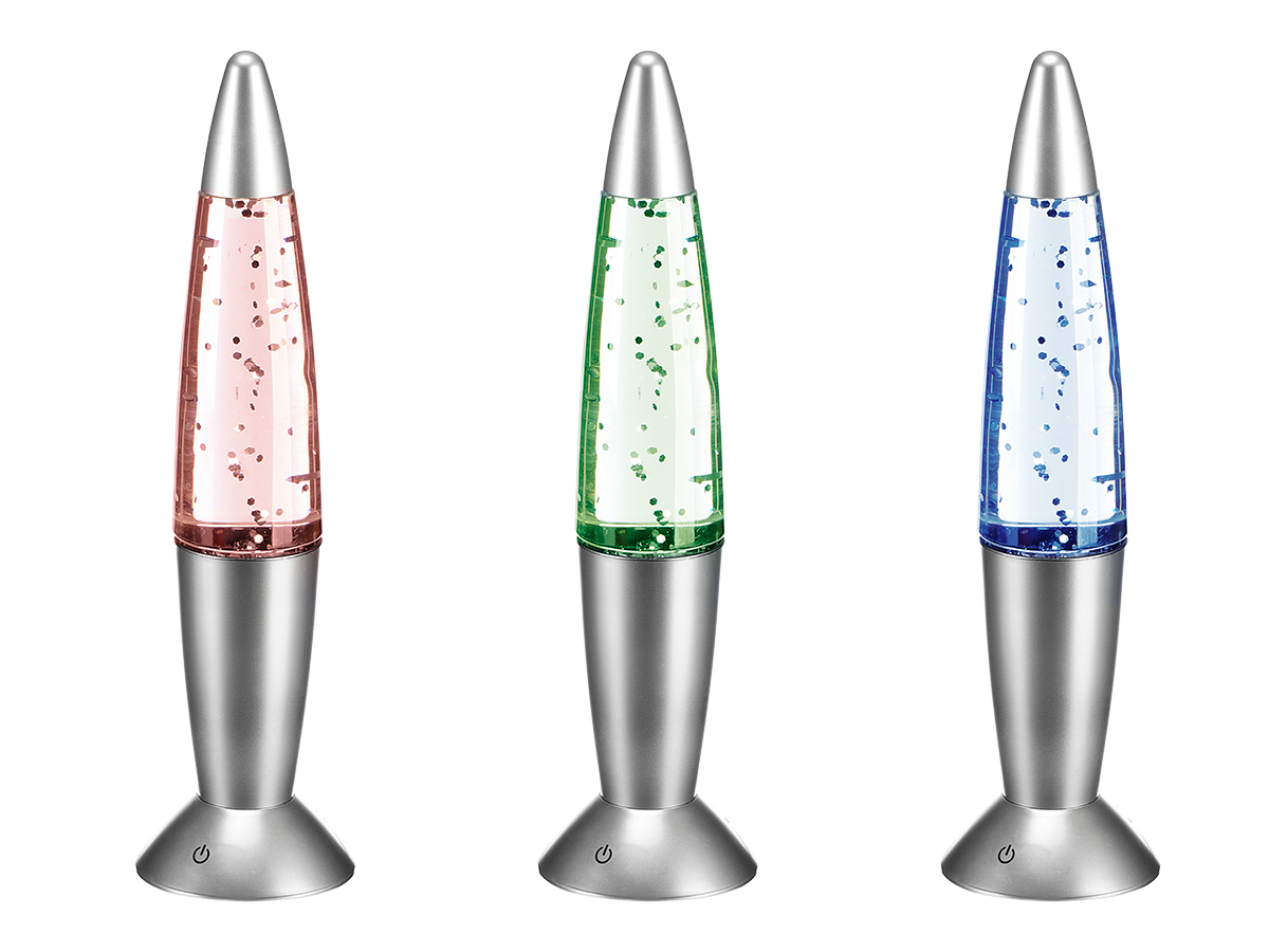 Lampara purpurina gris rgb - Imagen 2