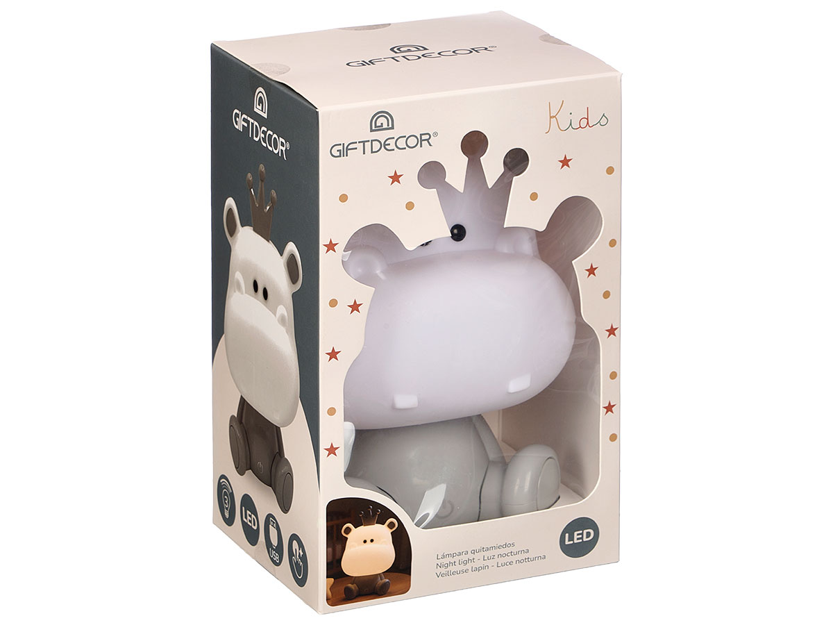 Children night light hypopotamo asrt 3 color - Image 3