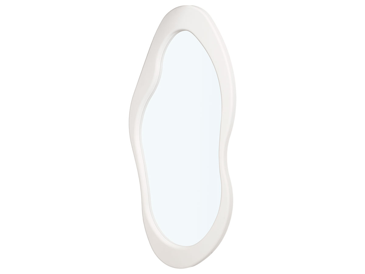 Specchio plastica sagomato bianco 120cm - immagine 2
