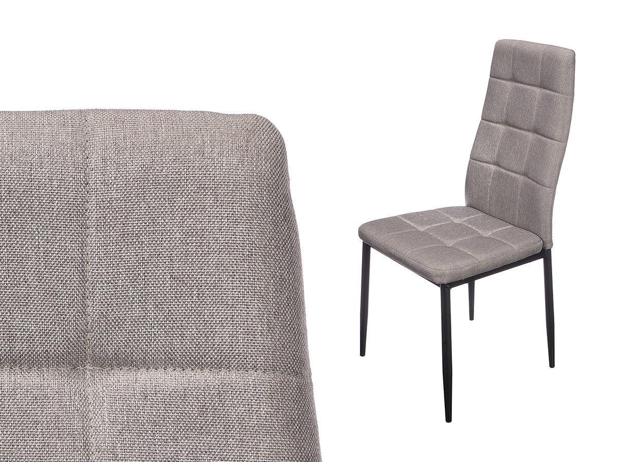 Canva high back chair grey