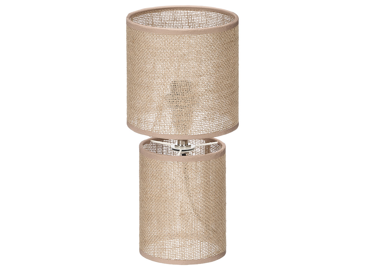 Lampada da tavolo intrecciata naturale - immagine 2