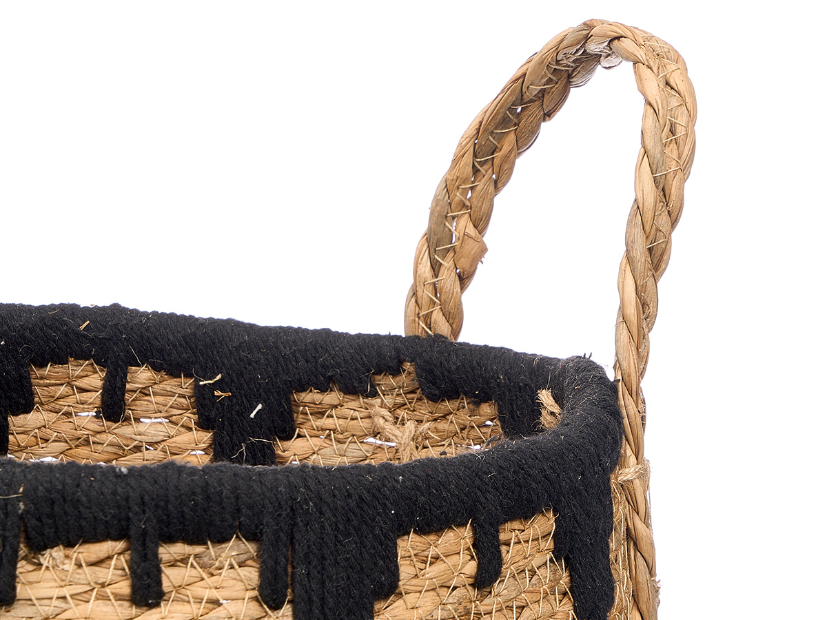 Set 2 maceteros filo negro - Imagen 2