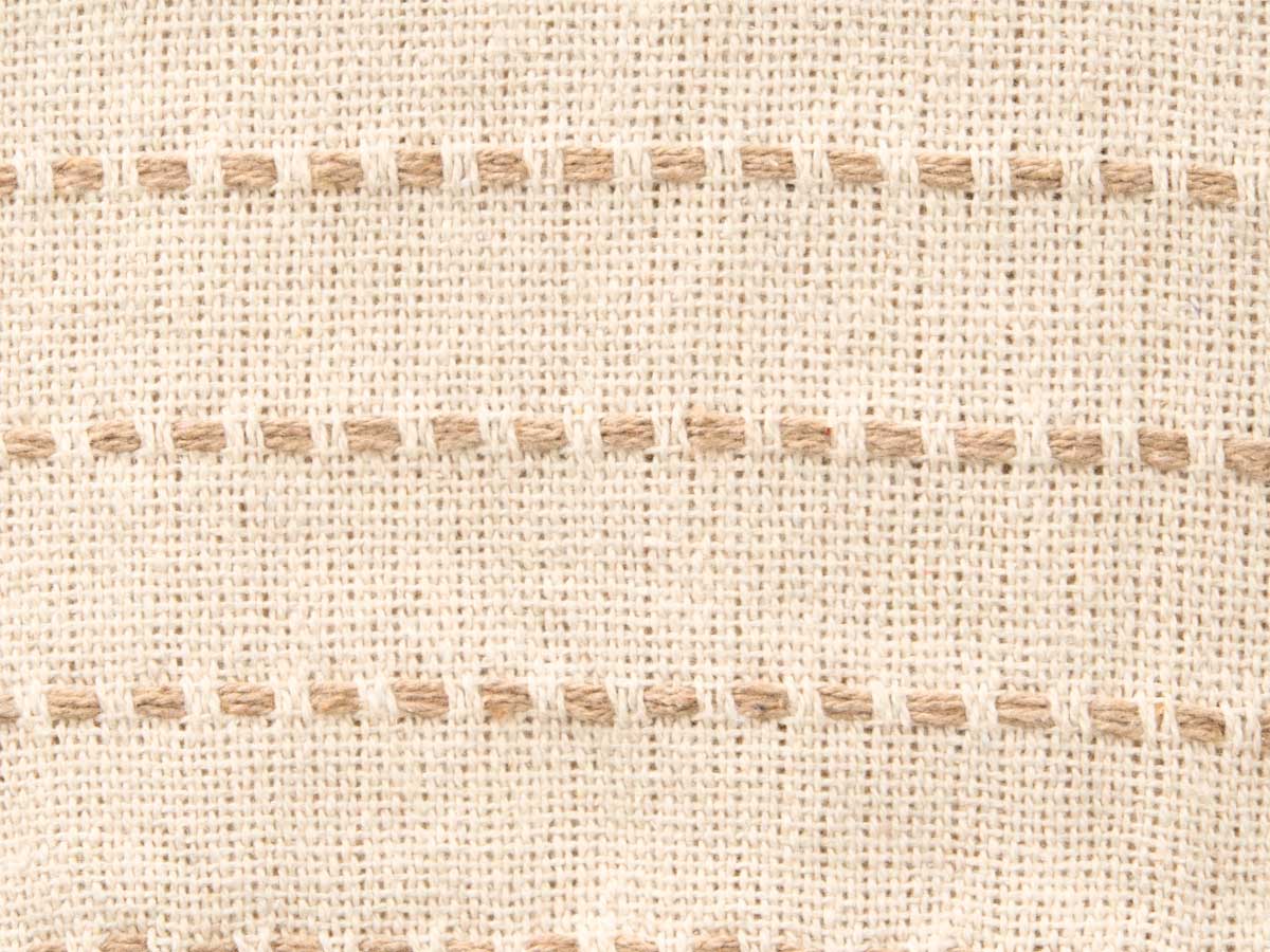 Cream striped knit multi-puprose throw 160x240cm - Image 4