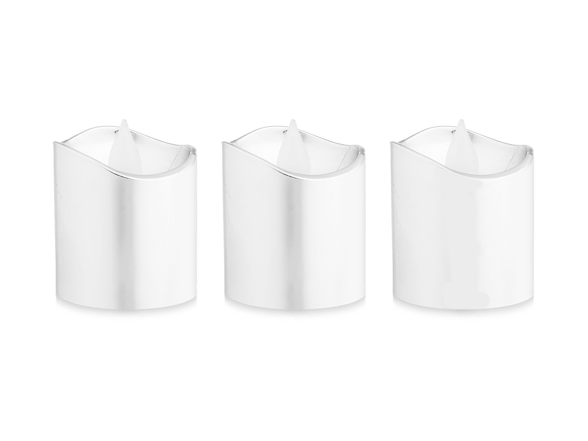 Set 3 candle led form dowel - Image 2