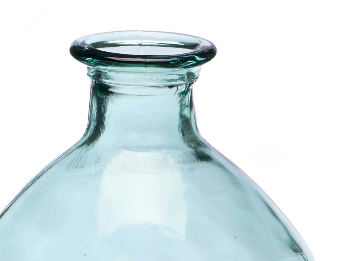 Jarron vidrio reciclado rayado 40 cm 12 l - Imagen 4