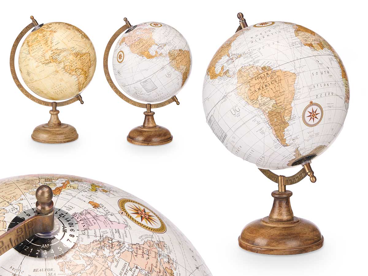 Globo terraqueo 20cm surt 2 mod mate