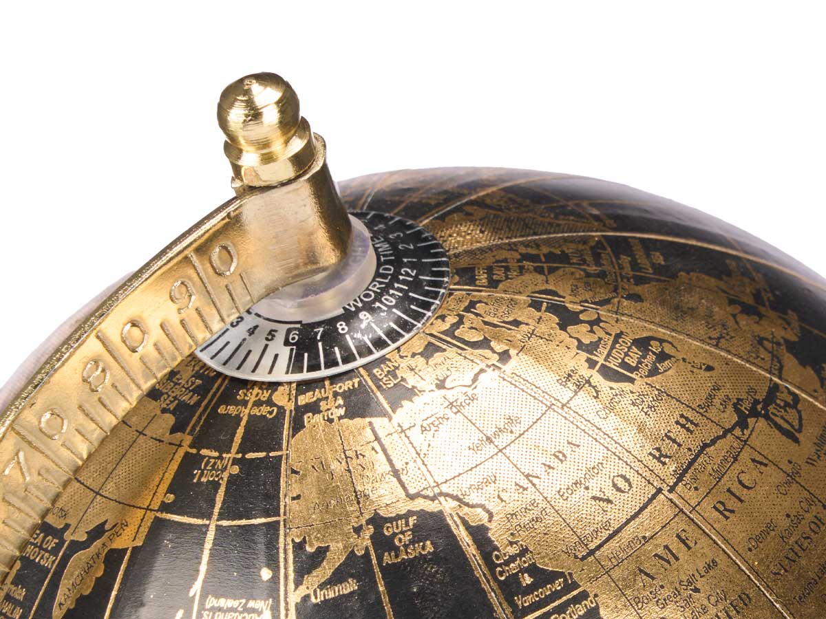 Globo terraqueo 15cm surt 2 oro - Imagen 4