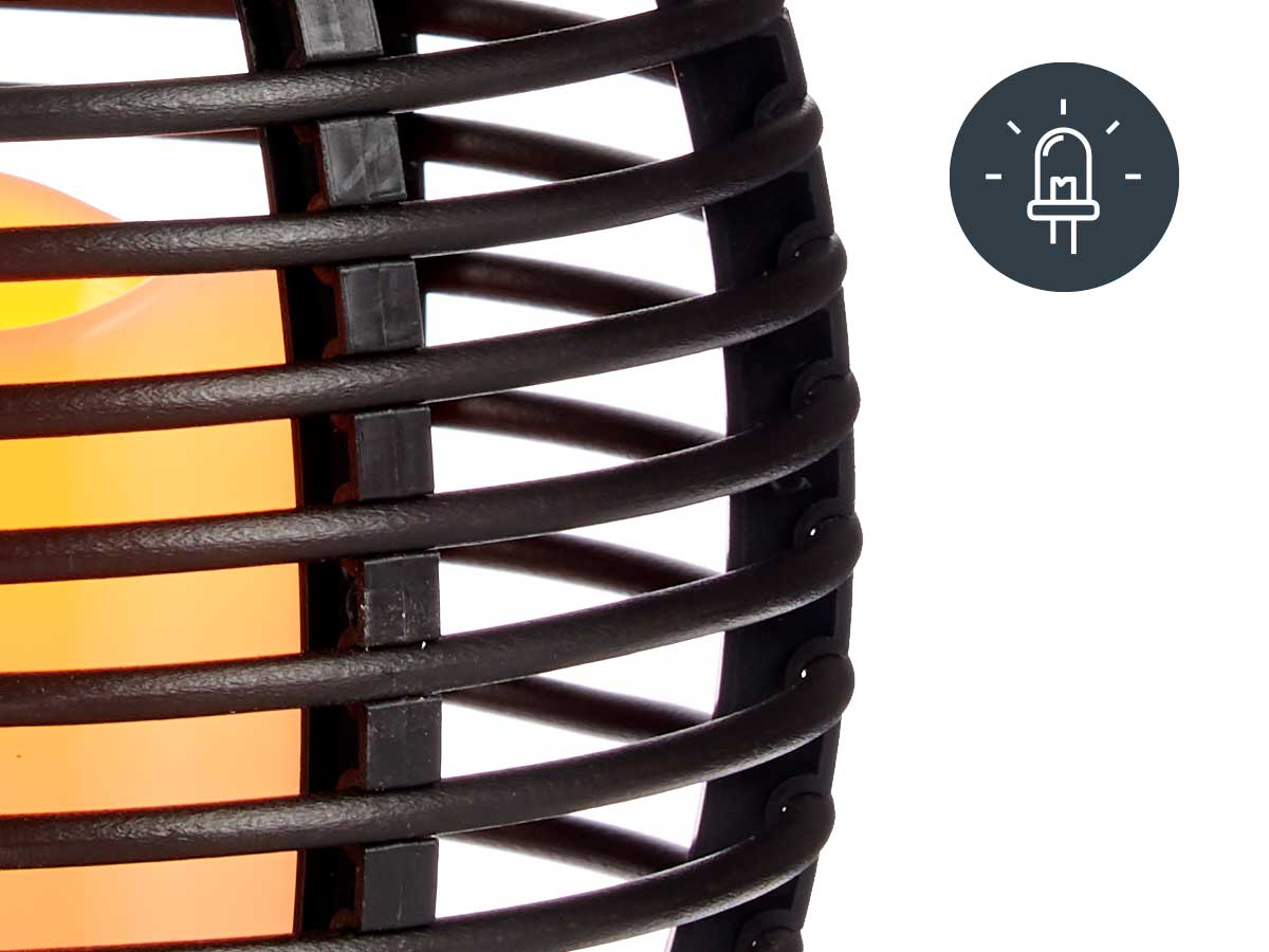 Lanterna vela led com asa 16,5x21 cm - Image 4