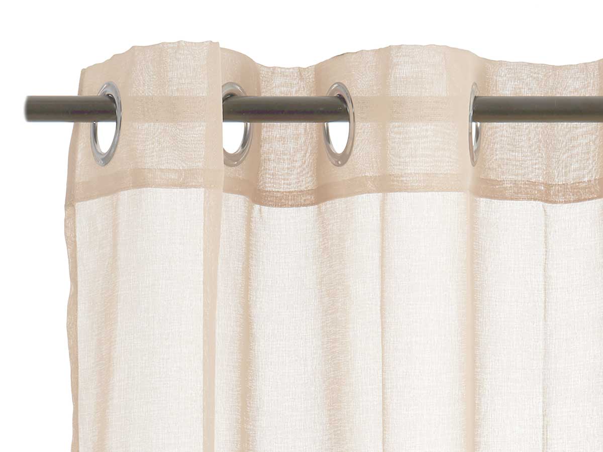 Beige lace curtain 140x260 cm - Image 2