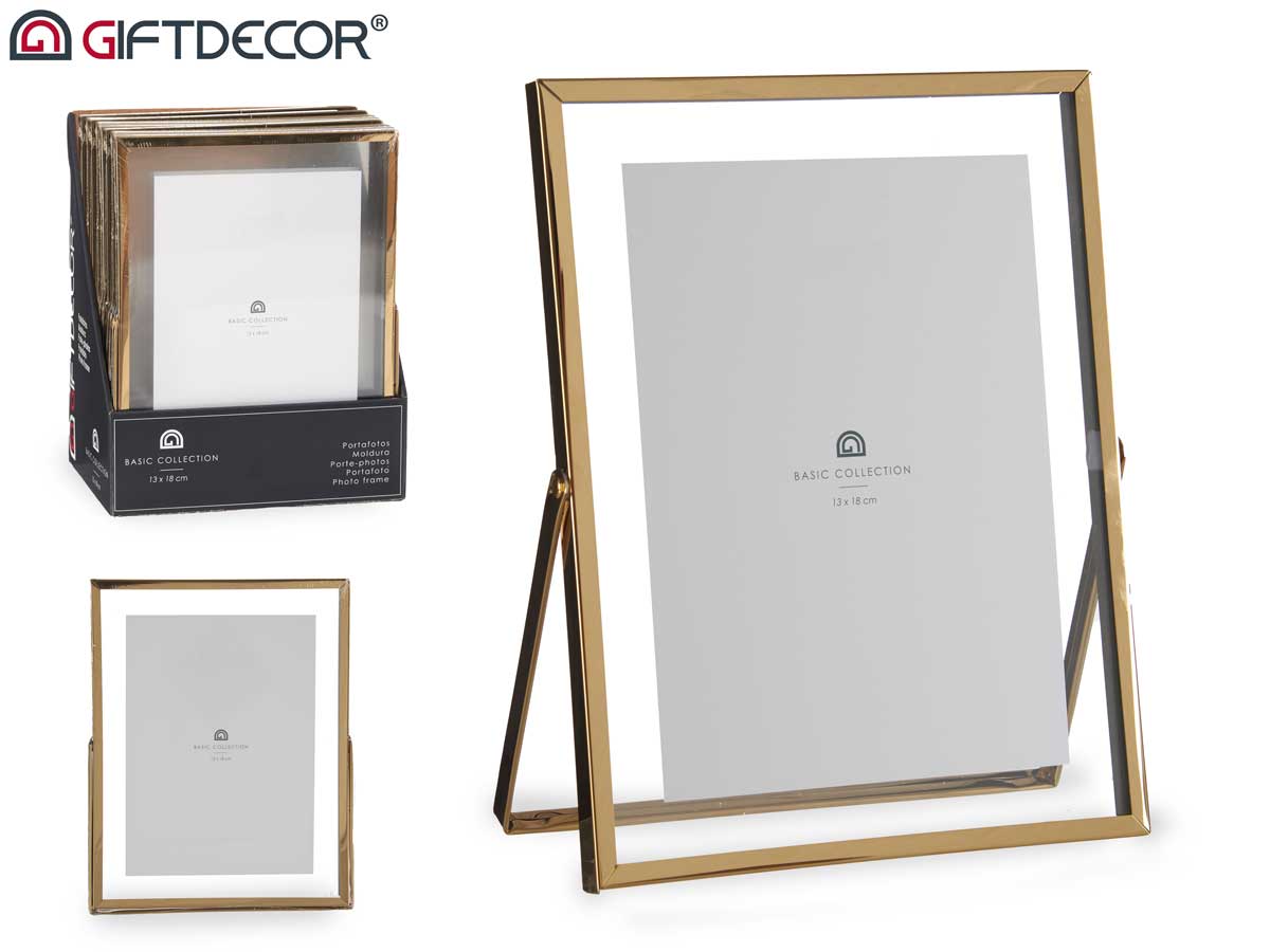 Marco metal oro 13x18cm