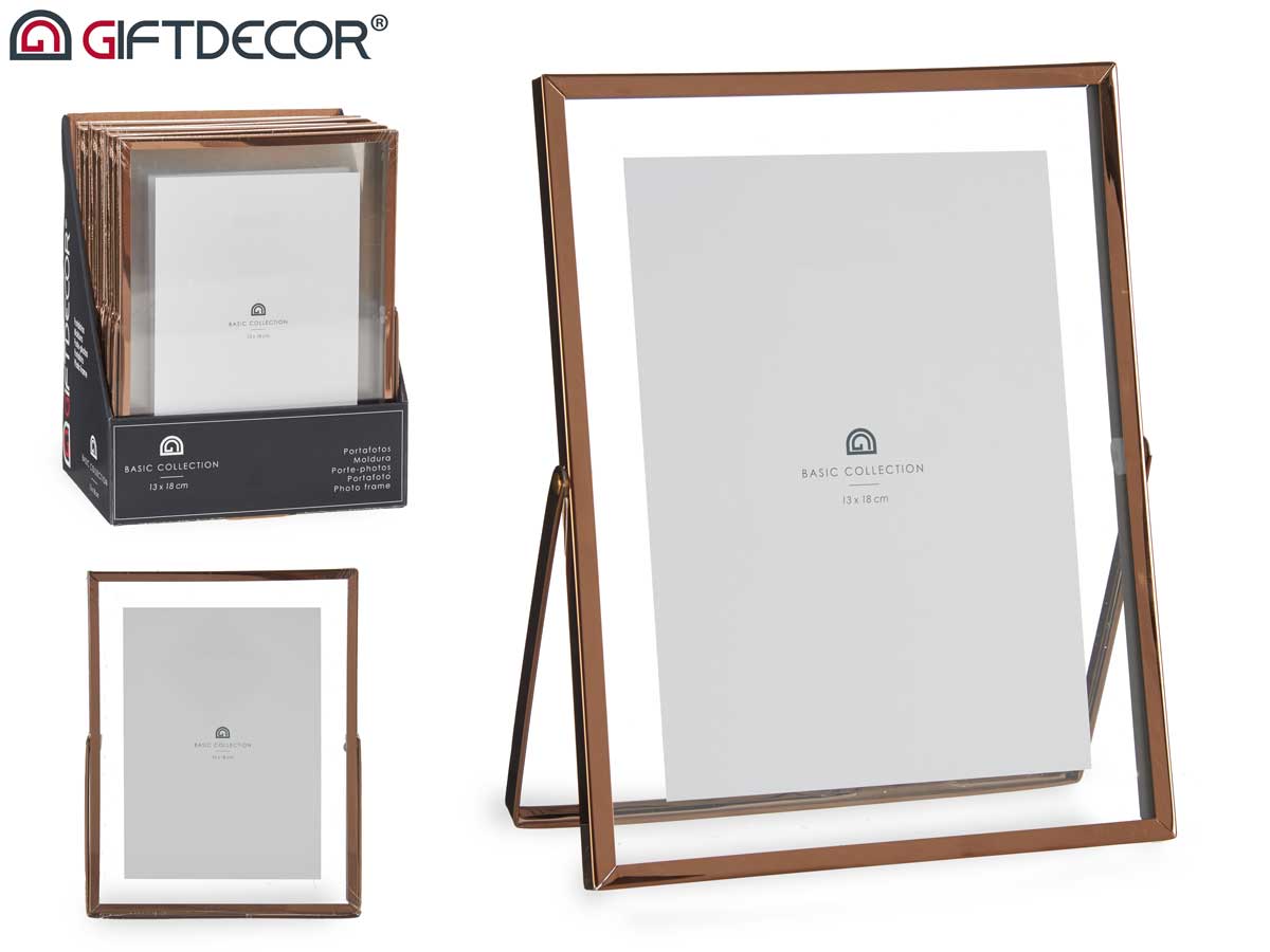 Marco metal cobre 13x18cm