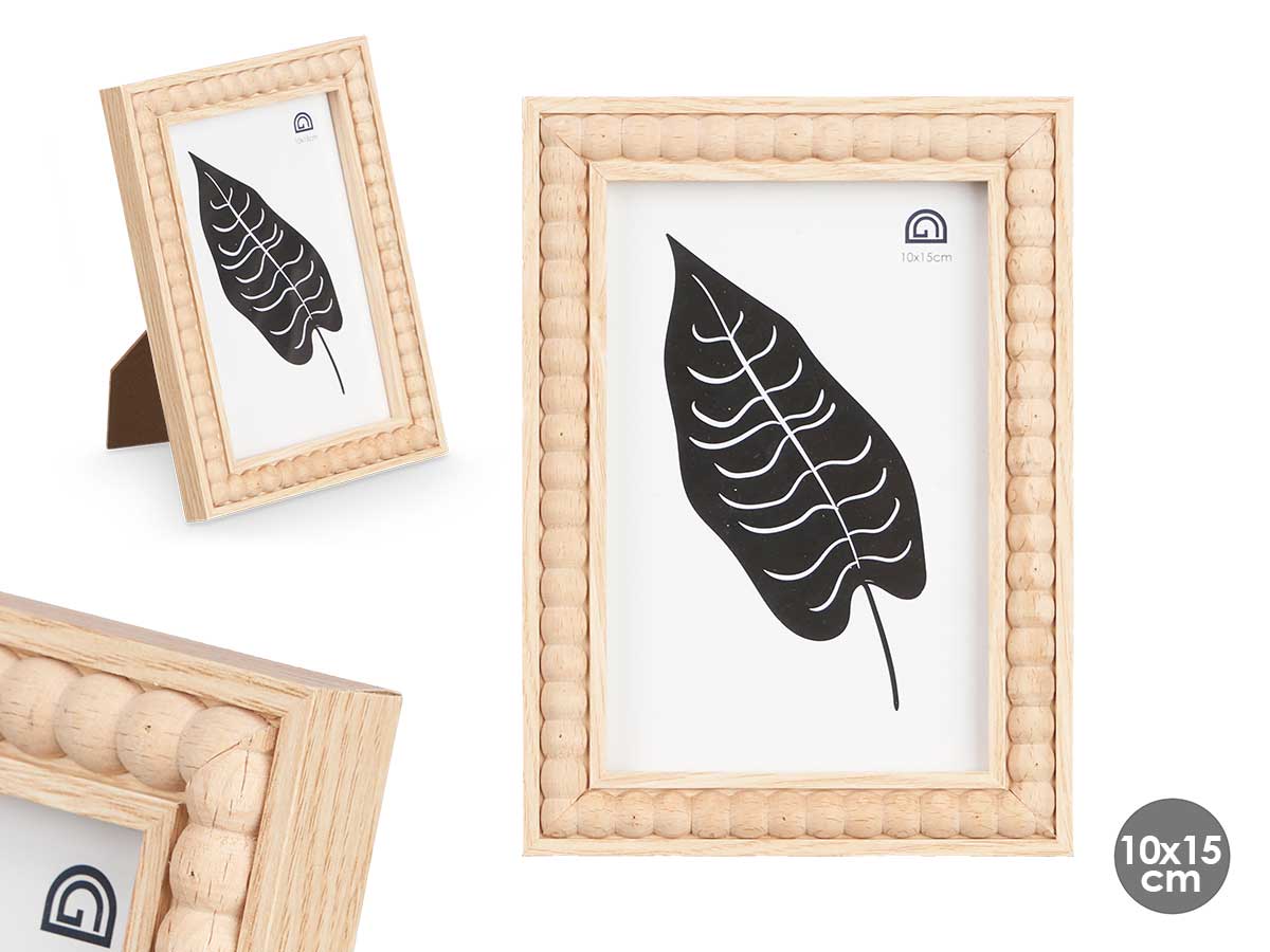 Portafotos natural bolas 10 x 15 cm