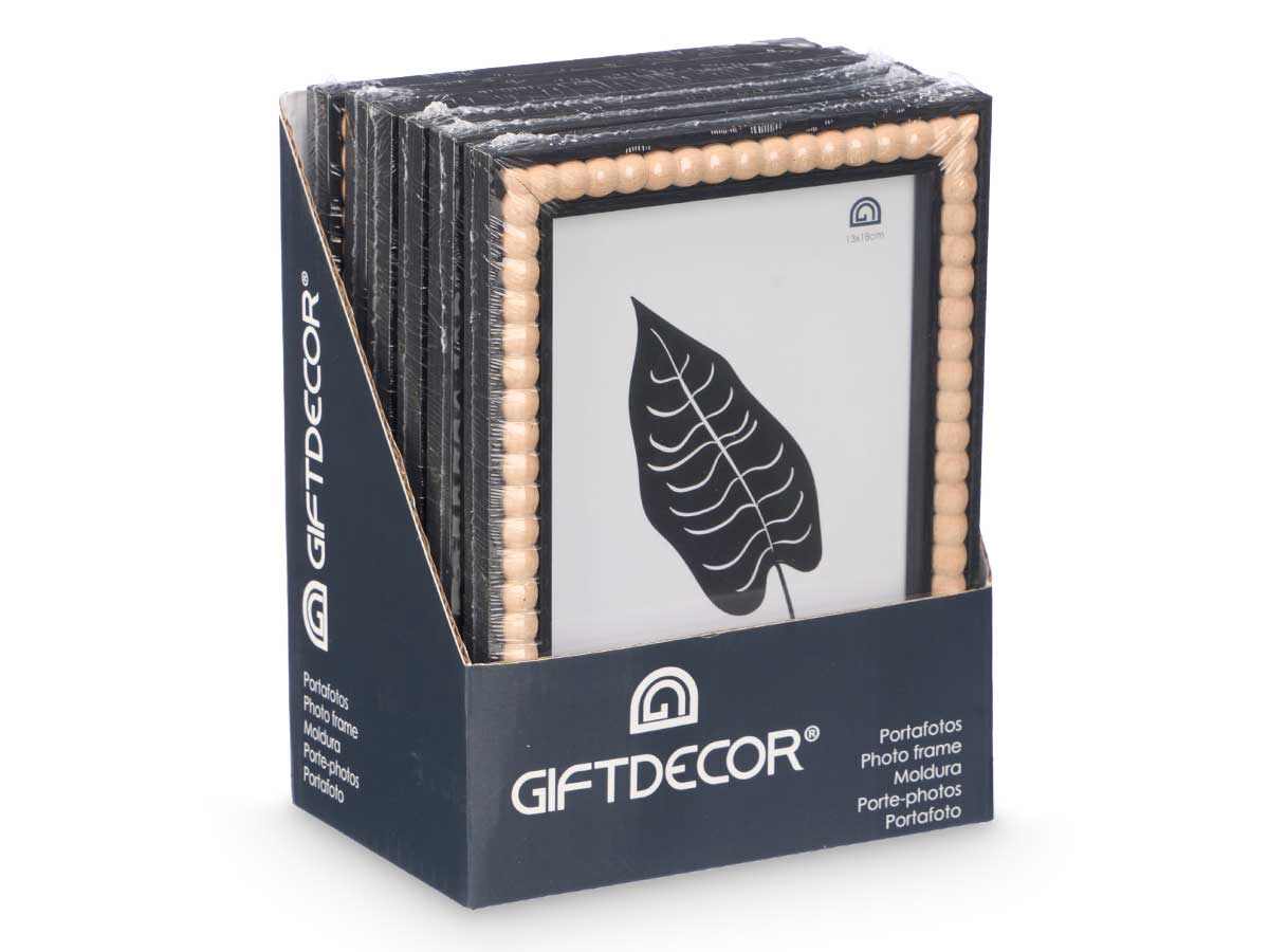 Portafotos negro bolas 13 x 18 cm - Imagen 3