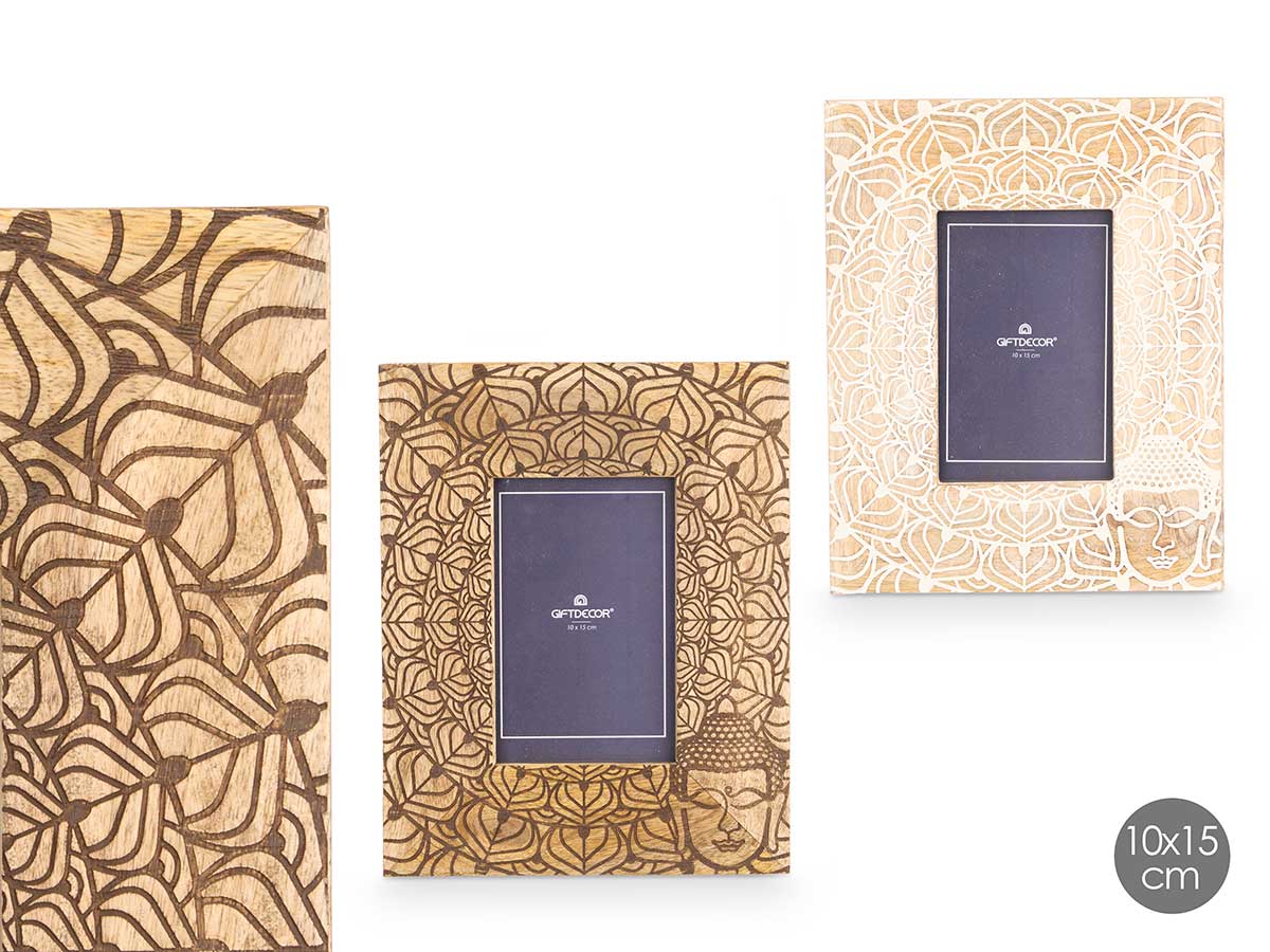 Portafotos 10 x 15 budda surt 2 colores