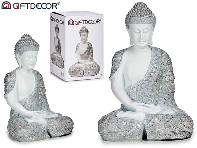 Buda sentado resina grande bl pl