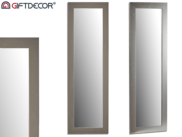 Miroir moulure argent 41x131