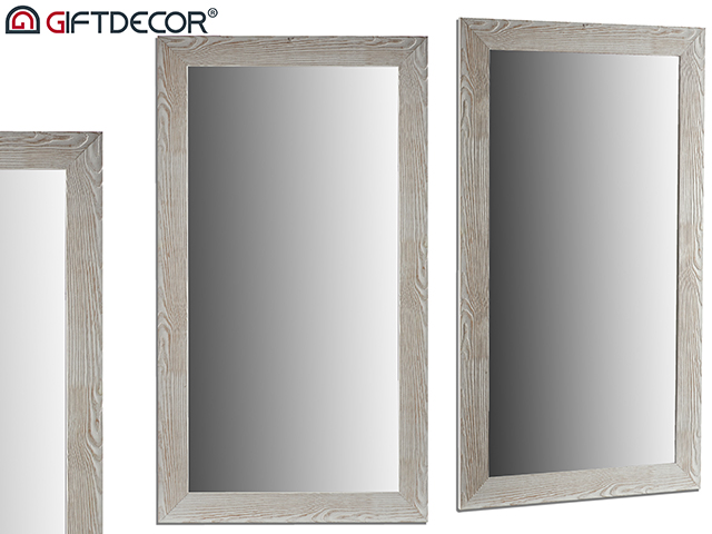 Miroir moulure pin bla decap 76x136
