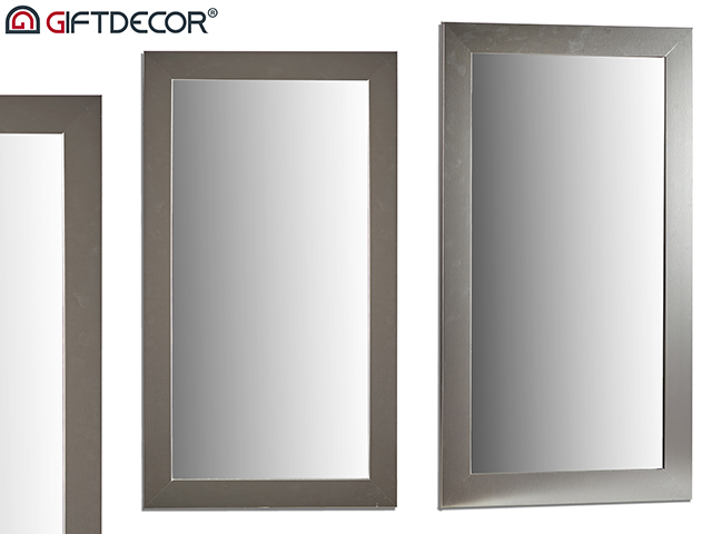 Miroir moulure argent 64x84 cm