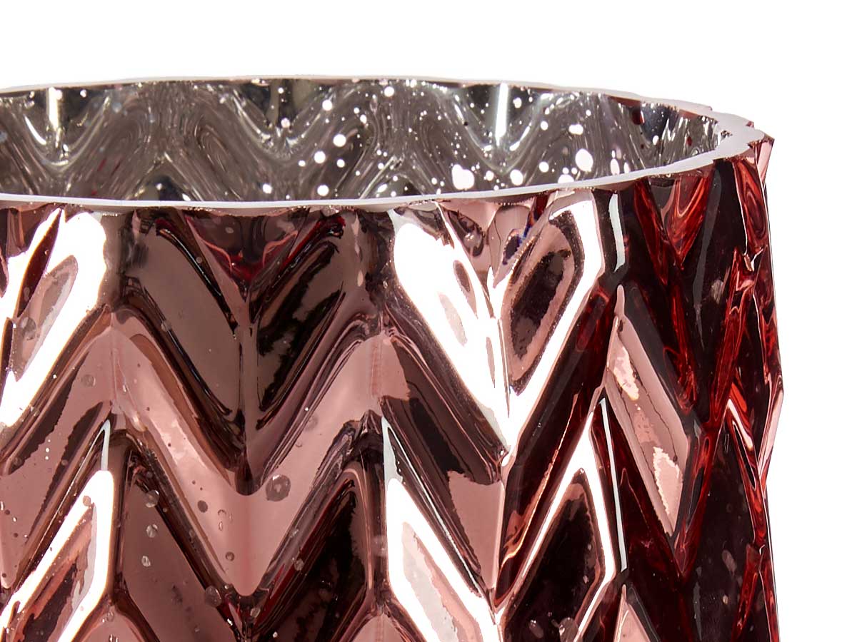 Vase taille epi rose clair – Image 4