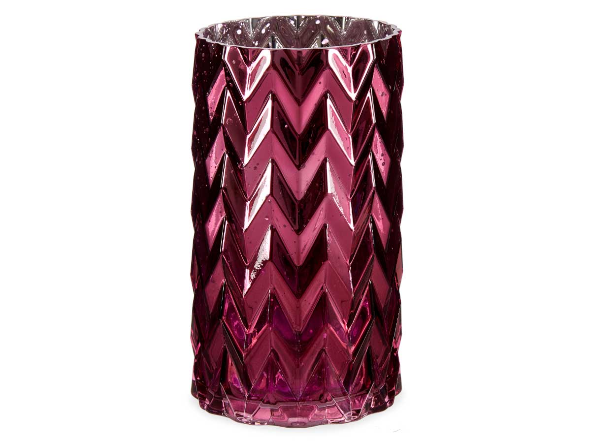 Vase taille epi rose fonce – Image 2