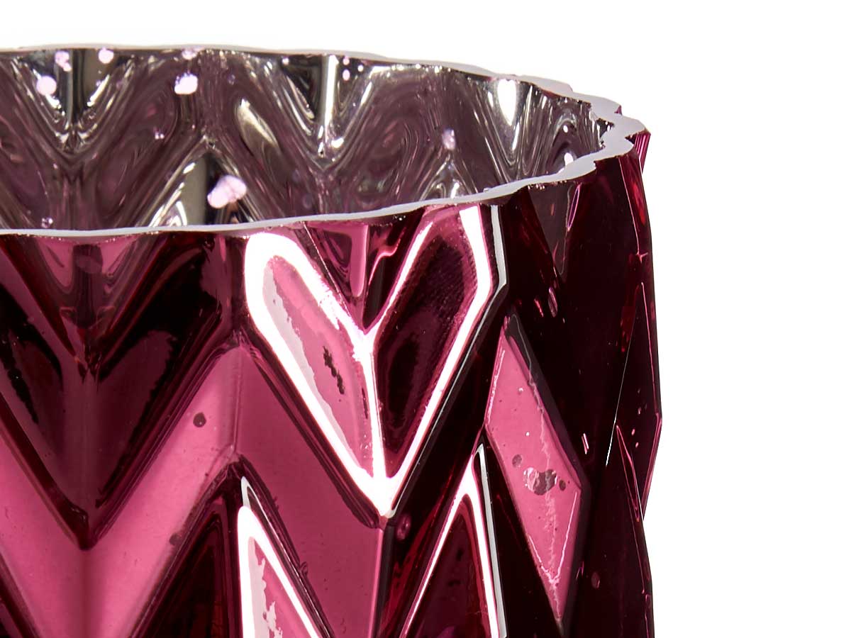 Vase taille epi rose fonce – Image 4