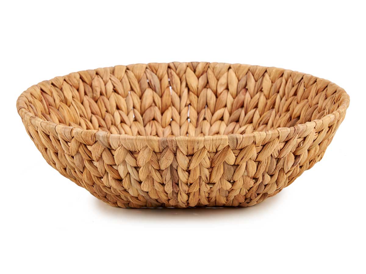 Centro mesa redondo de palha alta médio - Image 2